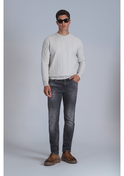 Rodney Smart Jean Erkek Pantolon Slim Fit Grey