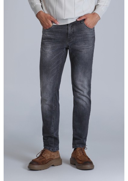 Rodney Smart Jean Erkek Pantolon Slim Fit Grey