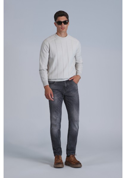 Rodney Smart Jean Erkek Pantolon Slim Fit Grey