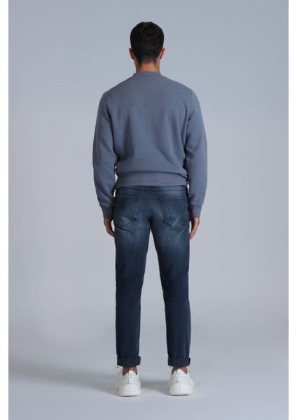 Jasper Smart Jean Erkek Pantolon Slim Fit Mavi