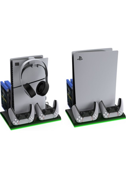 TP5-3570 Multi Fonksiyonel Ps5 Slim/ Ps5 Dijital Rgb Işıklı Soğutma ve Şarj Istasyonu fırsatları