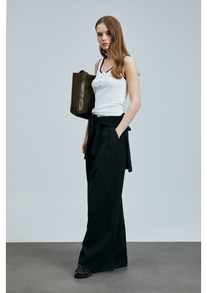 Vıa Kadın Modal Karışımlı T- Shırt Kırık Beyaz