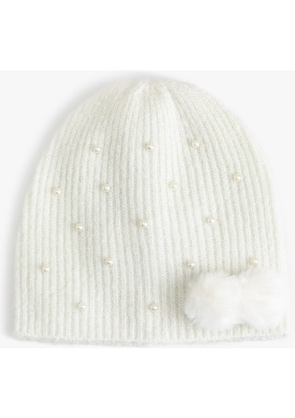 Inci Detaylı Ponponlu Bere