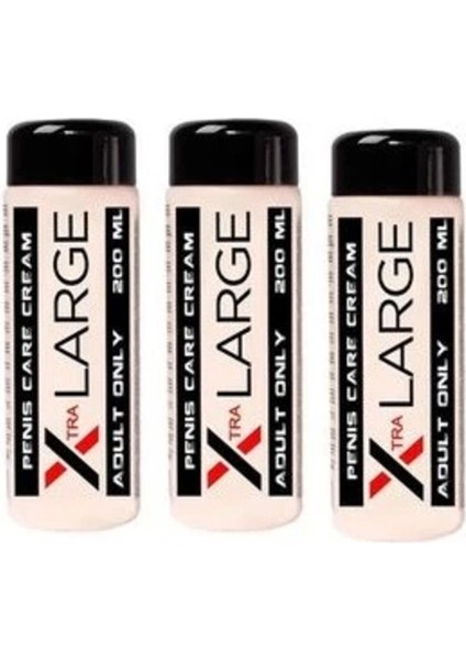 Erkeklere Özel Boyutlandırıcı X-Large Krem 125 ml x 3
