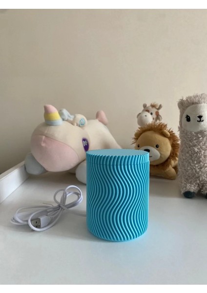 Dekoratif Masa & Gece Lambası – Taşınabilir, USB Kablolu