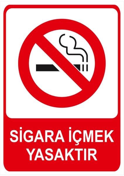 Sigara Içmek Yasaktır Isg Uyarı Levhası fiyatları