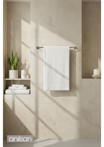 60'lı Greek Havlu Otel Serisi M - 20 El Havlu 50X90, 20 Banyo Havlu 70X140, 20 Ayak Havlu 50X70