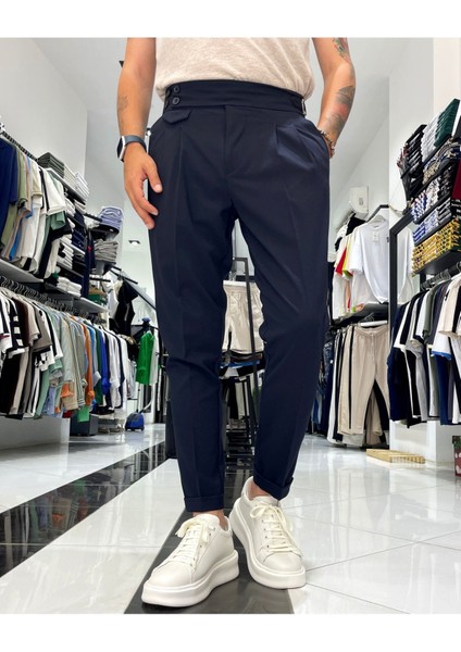 Erkek Old Money Italyan Kesim Pantolon