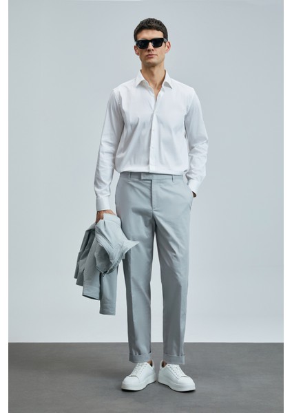 Samuel Smart Erkek Chino Pantolon Slim Fit Taş