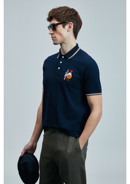 Sansa Smart Erkek Polo Tişört Siyah
