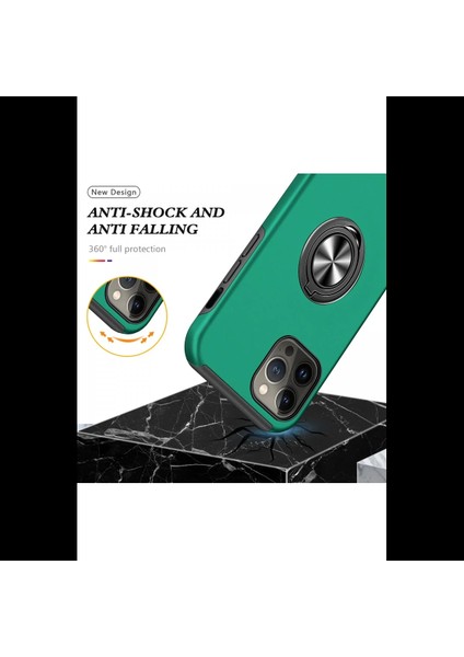 iPhone 13 Pro Kılıf Elit Yüzüklü Kapak