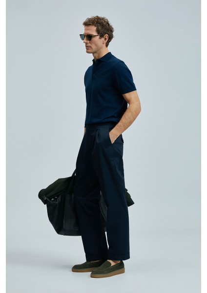 Fredıco Smart Erkek Chino Pantolon Comfort Pileli Taş