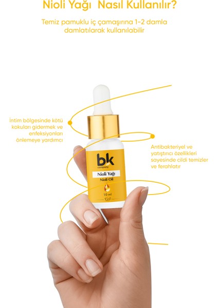 Nioli Uçucu Yağı 10 ml Kadınlara Özel Saf Doğal Sertifikalı Hammaddelerle Aromaterapi fırsatları