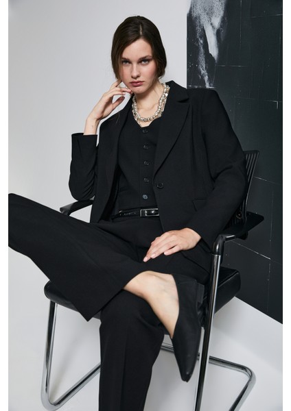 Elvıs Kadın Ceket Siyah