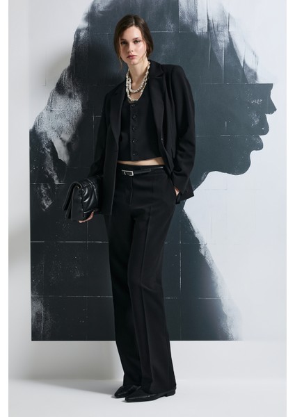 Elvıs Kadın Ceket Siyah