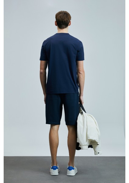 Justın Modern Grafik T- Shirt Siyah