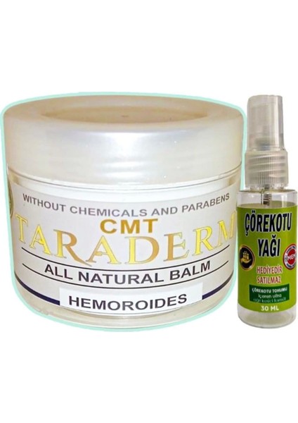 Taraderm Bakım Kremi 100 ml + Çörek Otu Yağı 30 ml