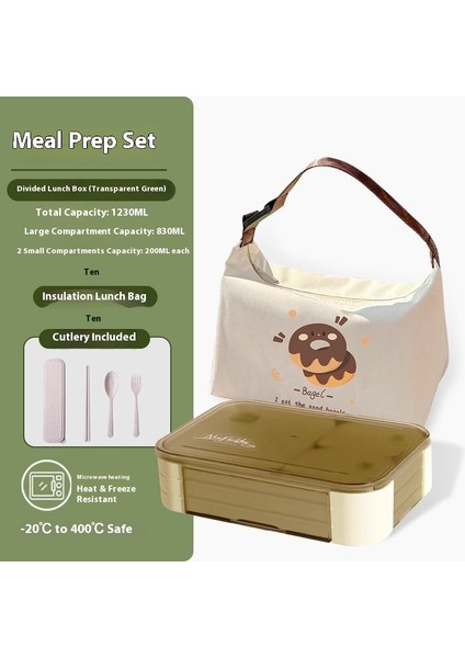 Mikrodalgada Isıtılabilen Gerçekçi Öğle Yemeği Kutusu (Yurt Dışından)