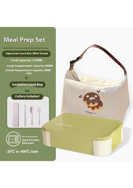 Mikrodalgada Isıtılabilen Gerçekçi Öğle Yemeği Kutusu (Yurt Dışından)