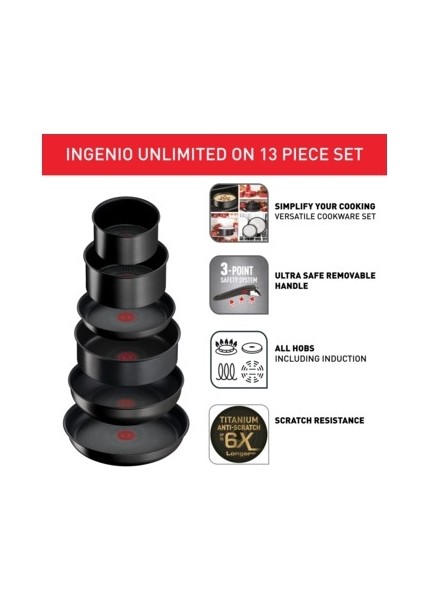 Ingenio Unlimited 13 Parçalı Set (6x)