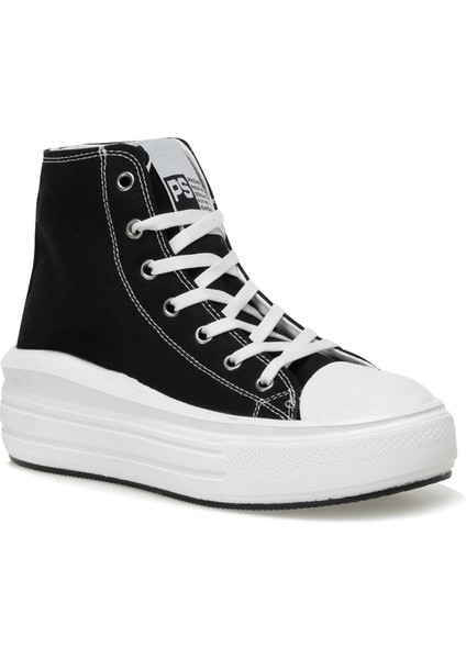 ELLA HI W 3FX Siyah Kadın High Sneaker
