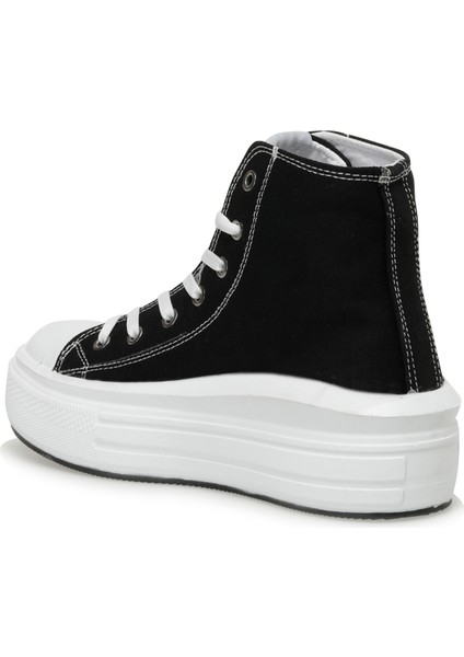 ELLA HI W 3FX Siyah Kadın High Sneaker
