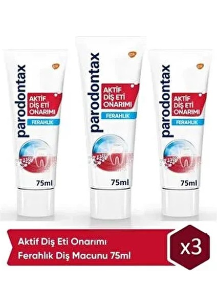 Ultra Temizlik Diş Macunu 75 ml x 4 Adet Plak Temizliği İçin Gelişmiş Formül