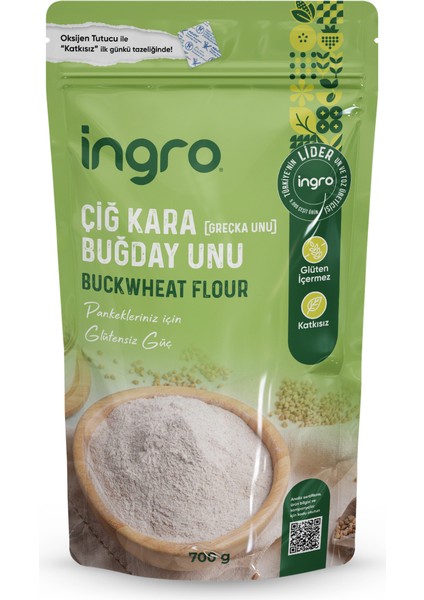Glutensiz Çiğ Karabuğday Unu (Greçka Unu) 700 g