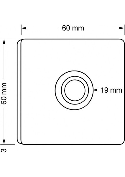Z402Y Paslanmaz 304 Kare Zil Butonu 60X60MM Yeşil LED fiyatları