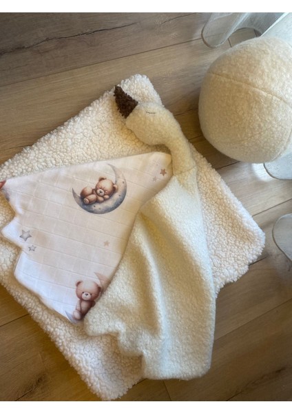 Peluş Uyku Örtüsü Bebek/çocuk Beyaz Alt Açma Örtüsü