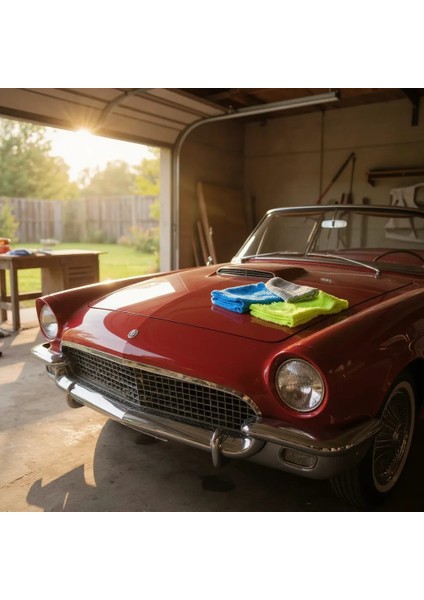 Mikrofiber Oto Temizlik Bezi Lazer Kesim Cila Wax 40X40 cm Parlatır Çizmez Leke Yapmaz 3 Adet fırsatları