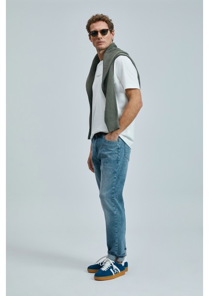 Nessıo Smart Jean Erkek Pantolon Slim Fit Mavi