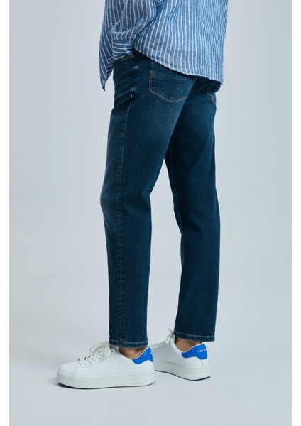Fredıc Smart Jean Erkek Pantolon Slim Fit Mavi