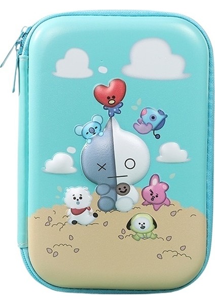 Yeni Stil Çizgi Film Sevimli Üç Boyutlu Kalem Kutusu Büyük Kapasiteli Çocuk Kalem Kutusu Erkek Kız Kalem Kutusu Öğrenci Kalem Çantası (Yurt Dışından)
