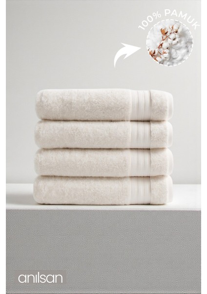 4'lü Dora Bej Banyo Havlusu - 70X140 Cm, 420 Gr, %100PAMUK, Spa ve Otel Havlusu, Günlük Kullanıma Uygun fırsatları