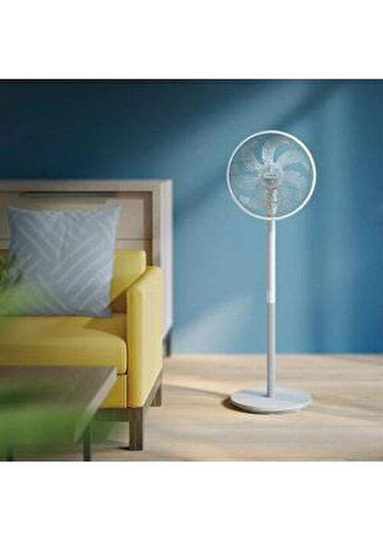 CX2550/00 Ayaklı Vantilatör Sessiz Çalışma Özelliği ile 19 dB Beyaz