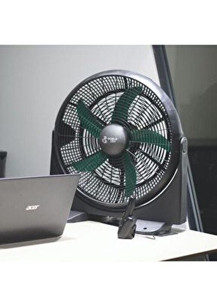 22 İnç Turbo Vantilatör 75 W Güçlü 5 Kanatlı Ayaklı Tasarım 56 Cm Çap indirimleri