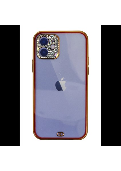 iPhone 12 Kılıf Liva Taşlı Silikon