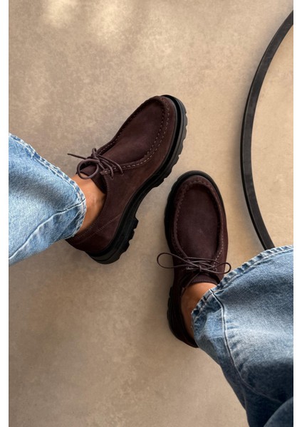 Berlin Kahverengi Hakiki Deri Ayakkabı fırsatları