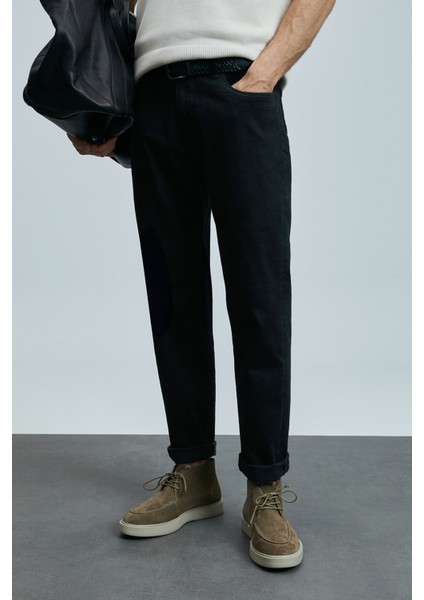 Jashua Smart Jean Erkek Pantolon Regular Fit Siyah