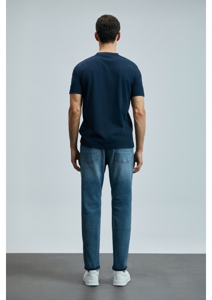 Bruno Smart Jean Erkek Pantolon Slim Fit Mavi