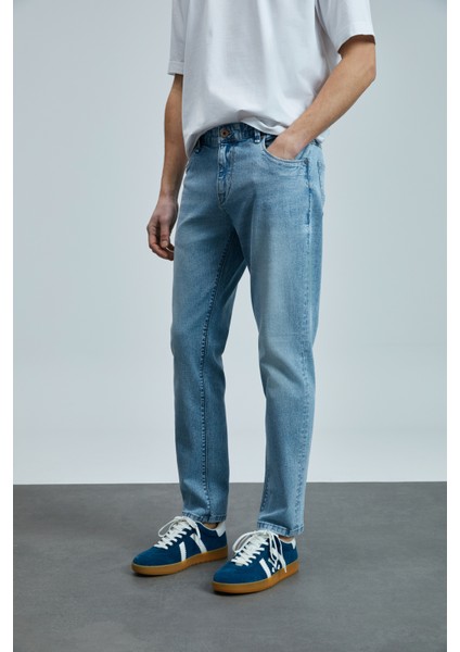 Nıcolo Smart Jean Erkek Pantolon Slim Fit Mavi