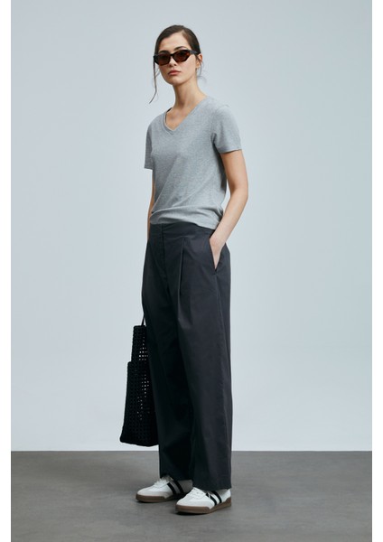 Perses Kadın T- Shırt Gri