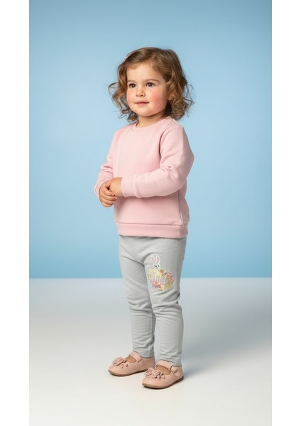 Kız Çocuk Içi Şardonlu Tayt 1-4 Yaş