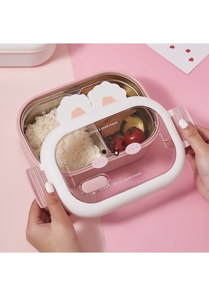 Küçük Tavşan Paslanmaz Çelik Öğrenci Öğle Yemeği Kutusu (Yurt Dışından) modelleri