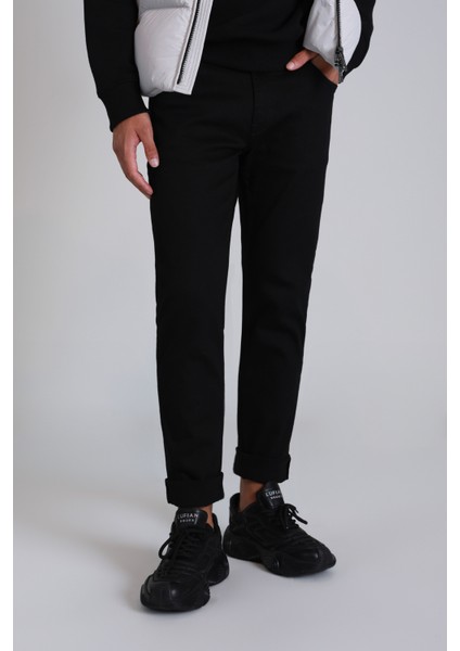 Anton Smart Jean Erkek Pantolon Slim Fit Siyah