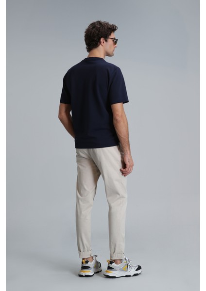 Tom Smart Erkek Chino Pantolon Slim Fit Lacivert