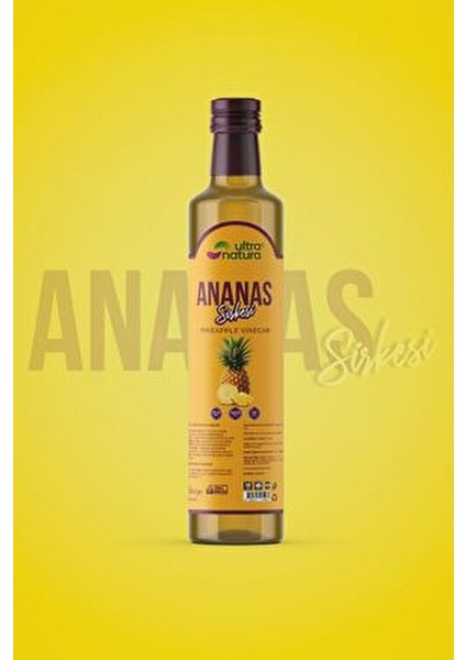 Ananas Sirkesi 500 ml Türkiye Menşeli Aromalı Lezzetli Sos fiyatları
