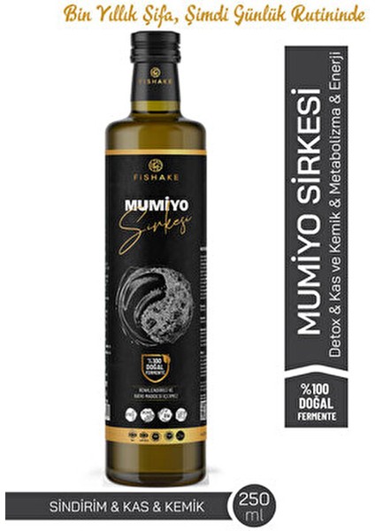 Mumiyo Sirkesi Doğal Fermente 250 ml Türkiye Menşeli Saf İçerik modelleri
