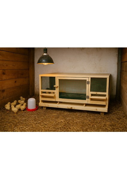 Çekmeceli Izgaralı Taşıma-Büyütme Kafesi – Güvercin, Civciv, Bıldırcın, Tavşan